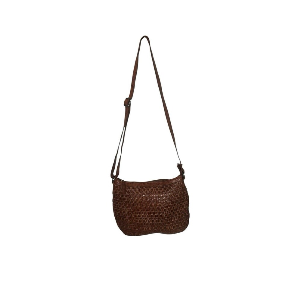 Valencia Holland Genuine Leather Shoulder Bag  Tan Leather